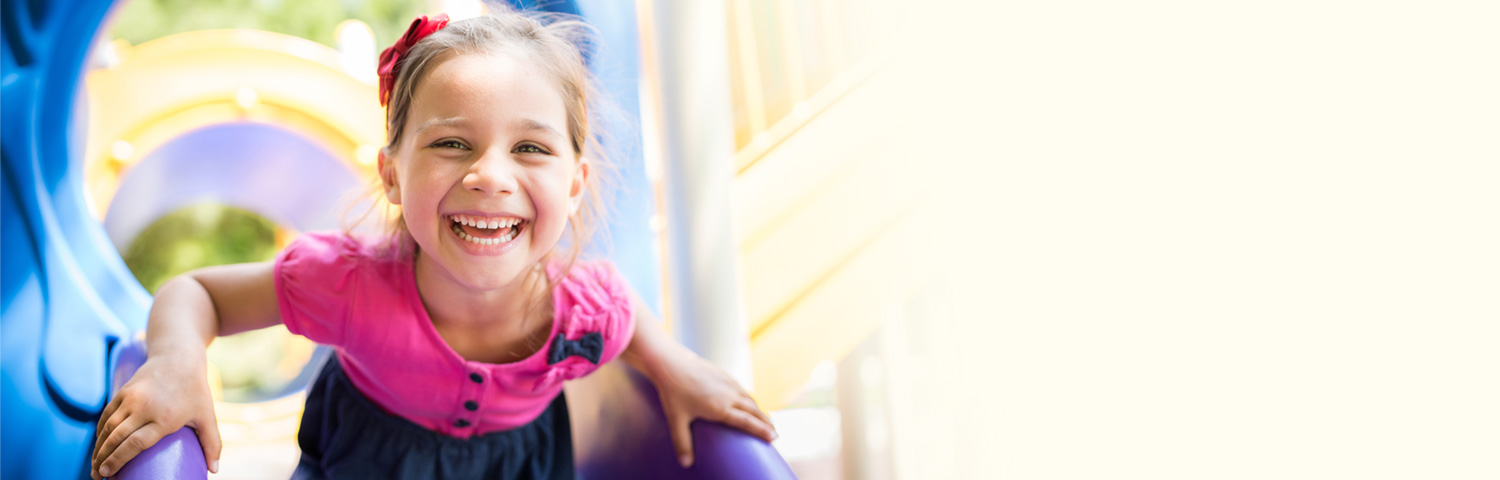 Smiling child patient